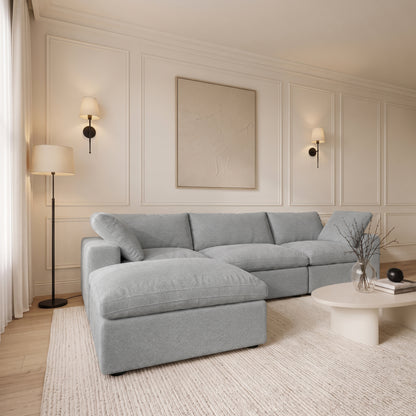 Butterscotch Cloud 4 Piece Sectional