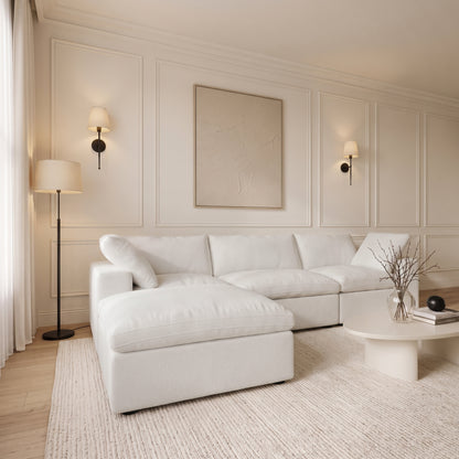 Butterscotch Cloud 4 Piece Sectional