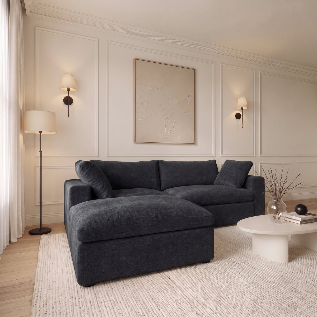 Butterscotch Cloud 3 Piece Sectional