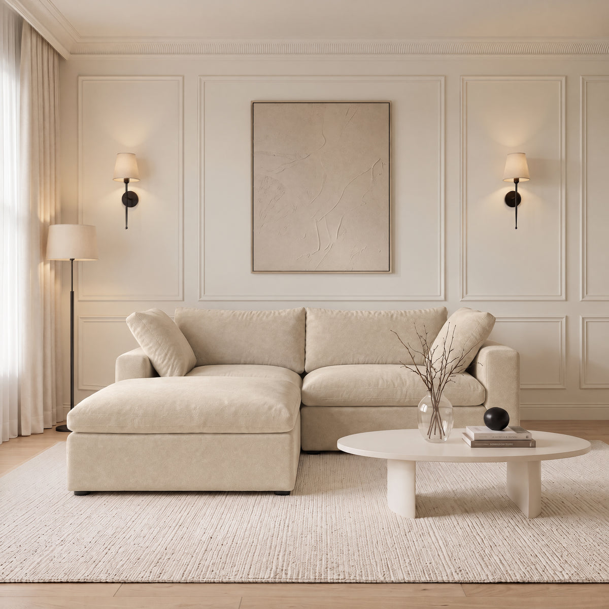 Butterscotch Cloud 3 Piece Sectional
