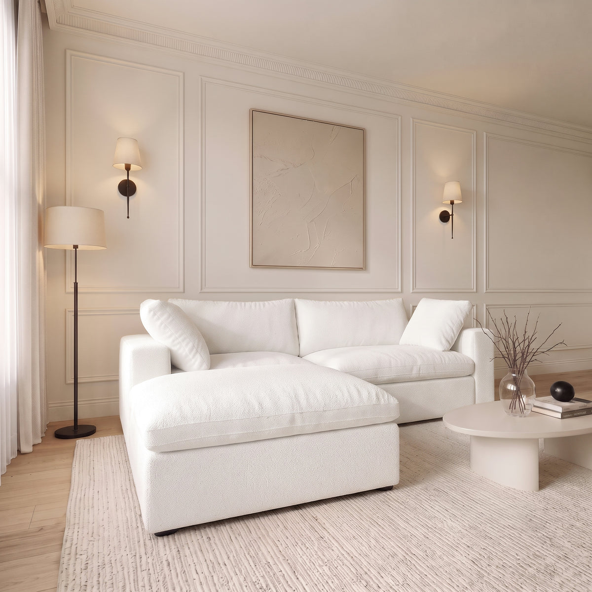 Butterscotch Cloud 3 Piece Sectional