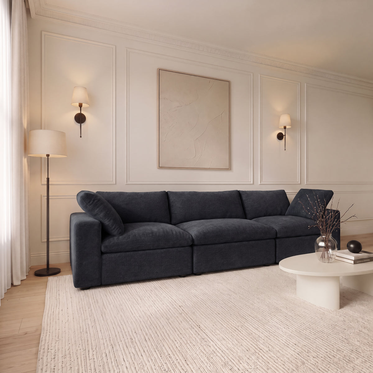 Butterscotch Cloud 3 Piece Sofa