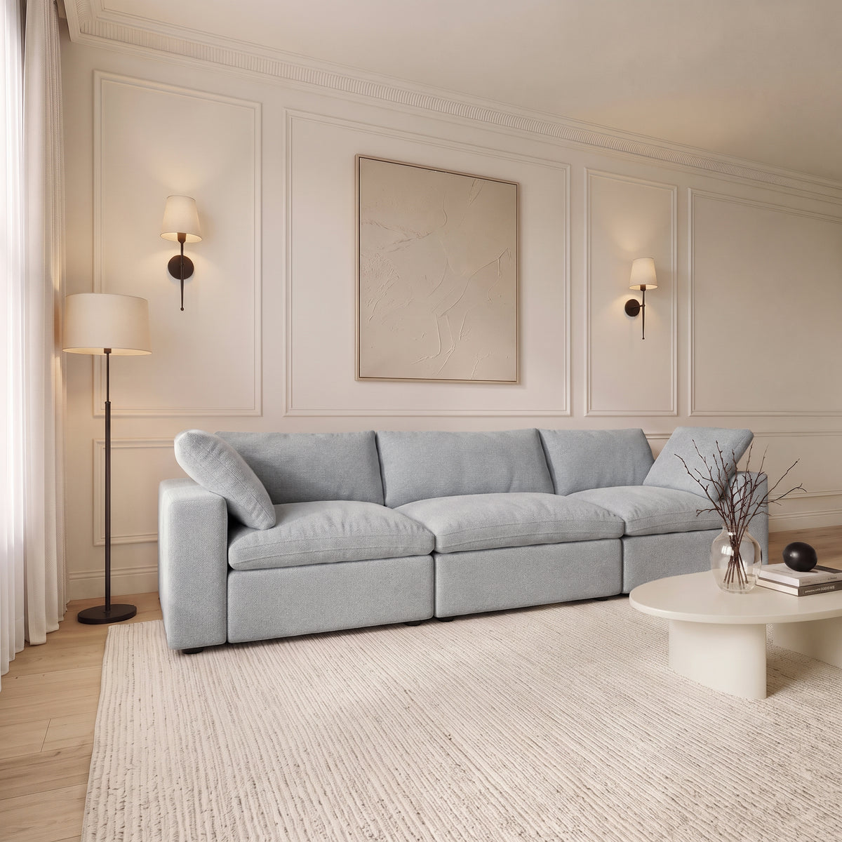 Butterscotch Cloud 3 Piece Sofa