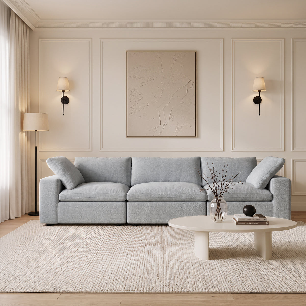 Butterscotch Cloud 3 Piece Sofa