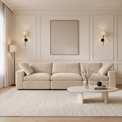 Butterscotch Cloud 3 Piece Sofa