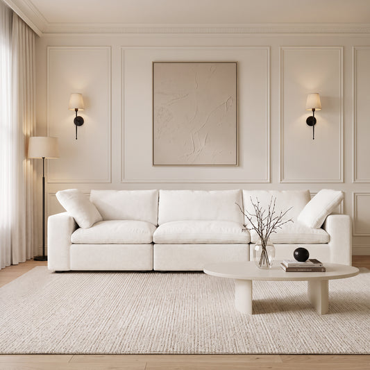 Butterscotch Cloud 3 Piece Sofa