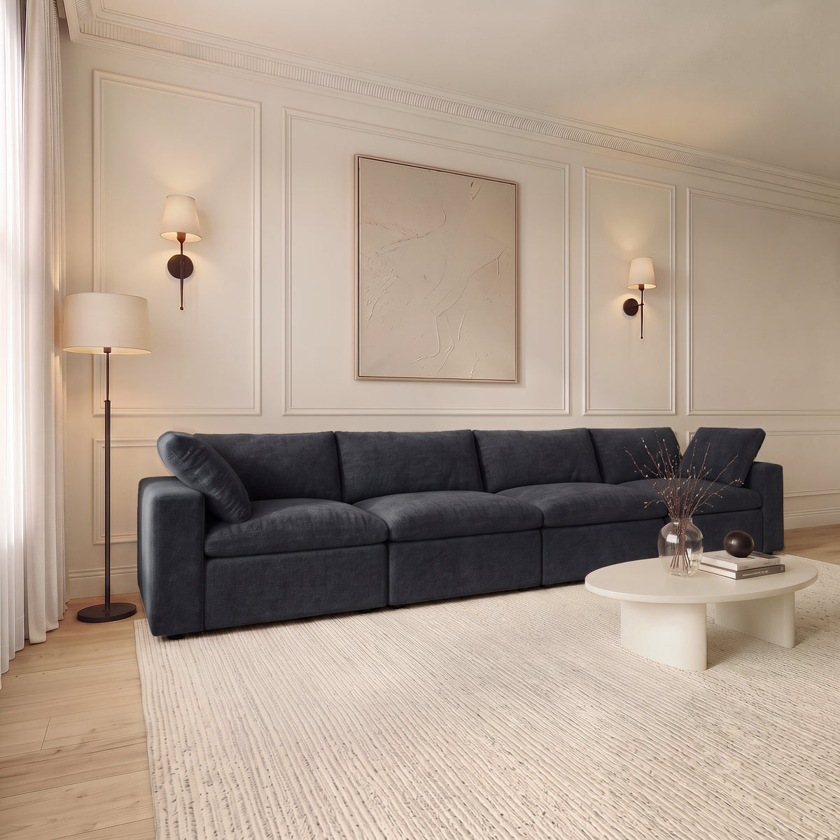 Butterscotch Cloud 4 Piece Sofa