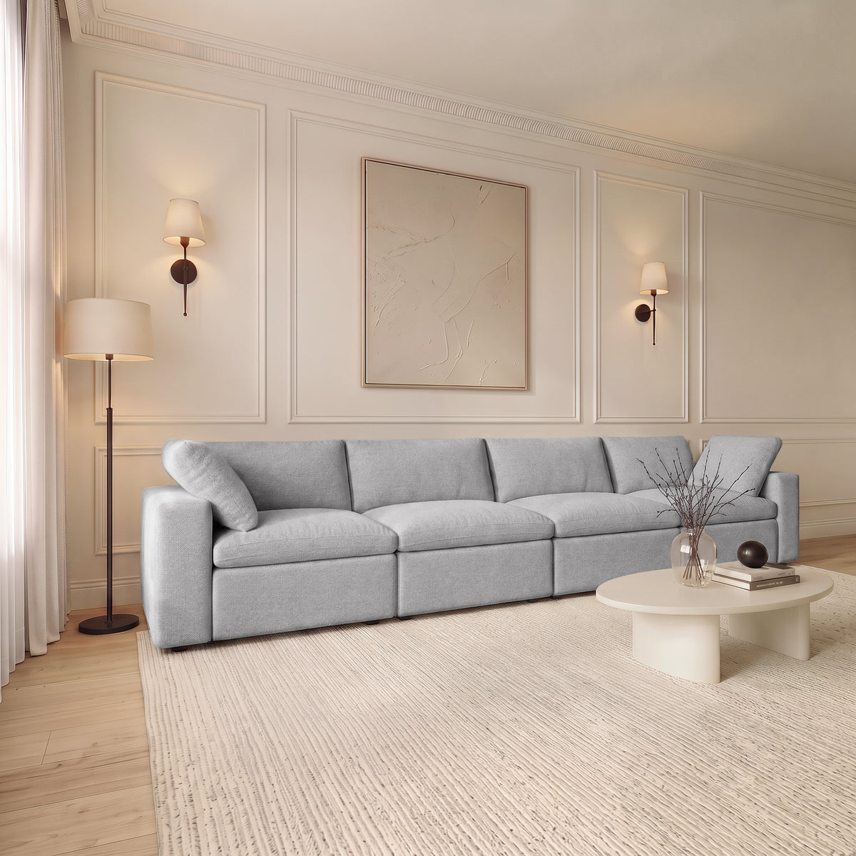 Butterscotch Cloud 4 Piece Sofa