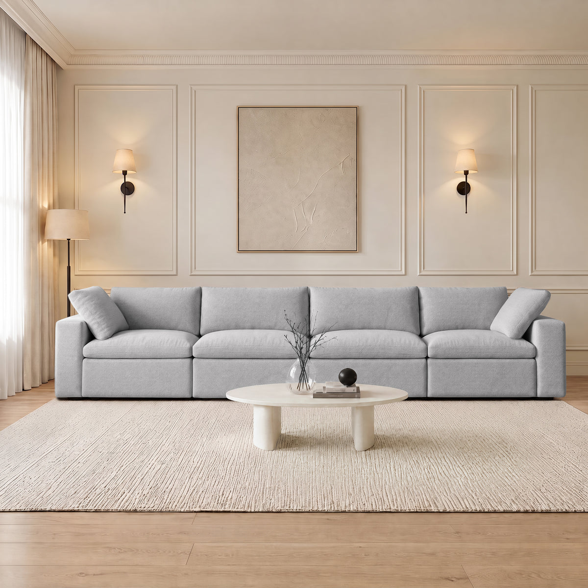 Butterscotch Cloud 4 Piece Sofa