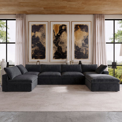 Butterscotch Cloud 6 Piece Sectional