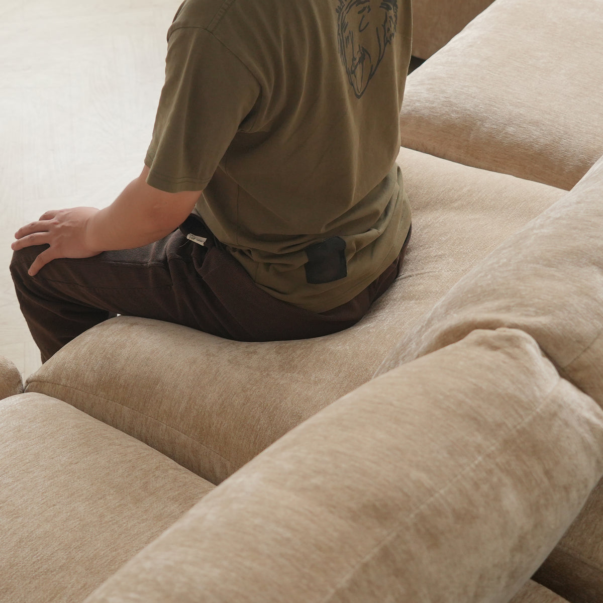 Butterscotch Cloud 4 Piece Sofa