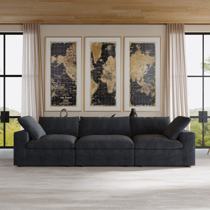 Butterscotch Cloud 3 Piece Sofa