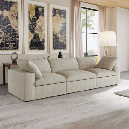 Butterscotch Cloud 3 Piece Sofa