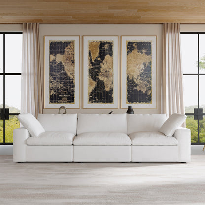 Butterscotch Cloud 3 Piece Sofa