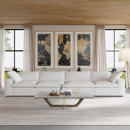 Butterscotch Cloud 4 Piece Sofa