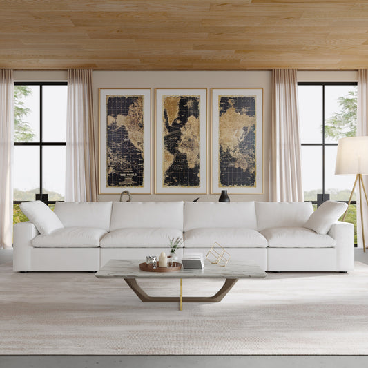 Butterscotch Cloud 4 Piece Sofa