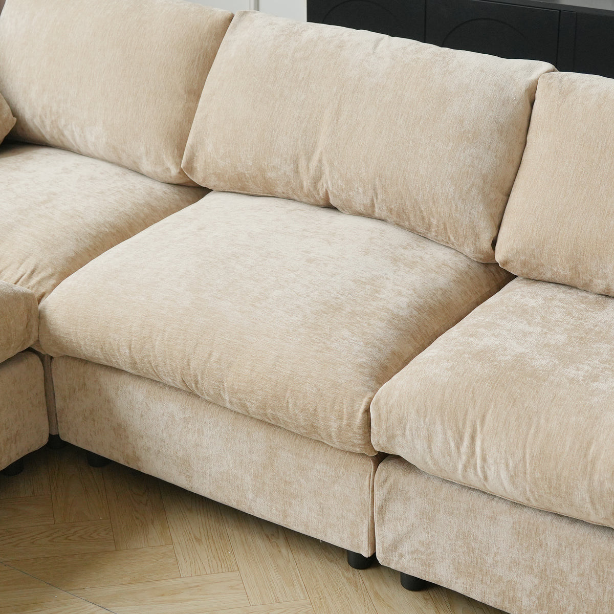 Butterscotch Cloud 5 Piece Sectional