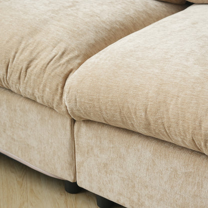 Butterscotch Cloud 5 Piece Sectional