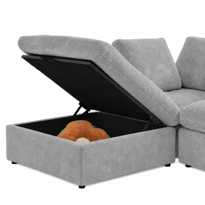 Butterscotch Cloud 6 Piece Corner Sectional