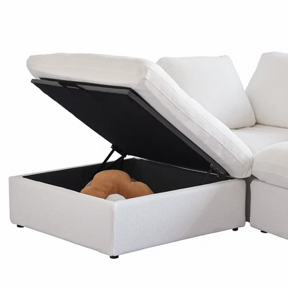 Butterscotch Cloud 5 Piece Sectional